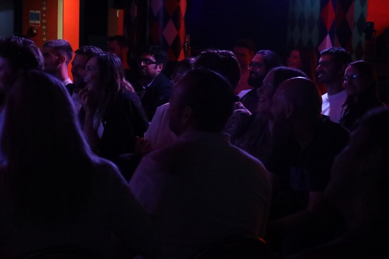 Audience at City Comedy Club London, shoreditch