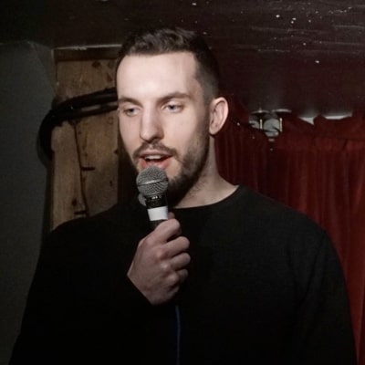 Dominic LTR Comedian at London City Comedy Club