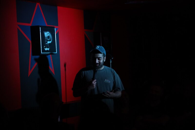 Mustafa Comedian At City Comedy Club, Shoreditch London.